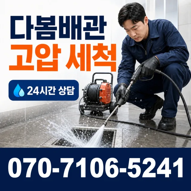 하청 상수관세척 상담 이미지 4